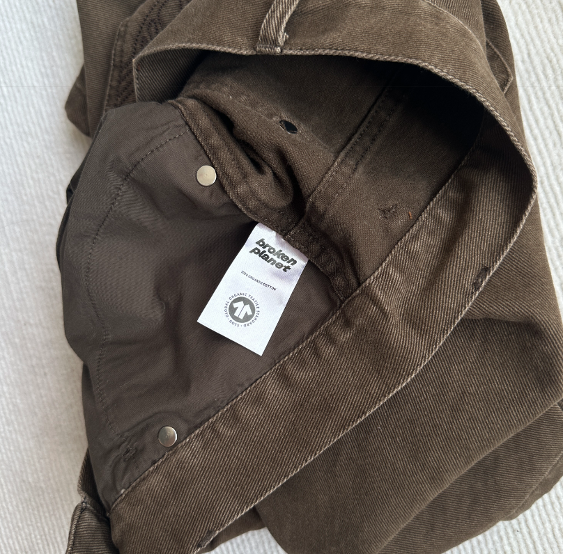 Shorts Denim Washed Brown