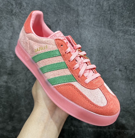 Adidas Gazelle Indoor Semi Pink Spark Preloved Scarlet