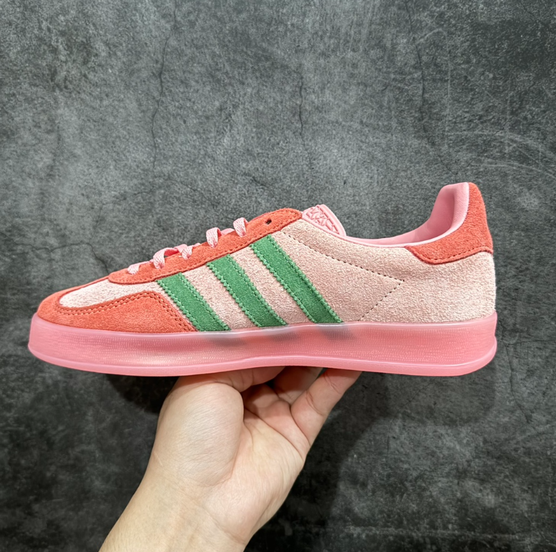 Adidas Gazelle Indoor Semi Pink Spark Preloved Scarlet