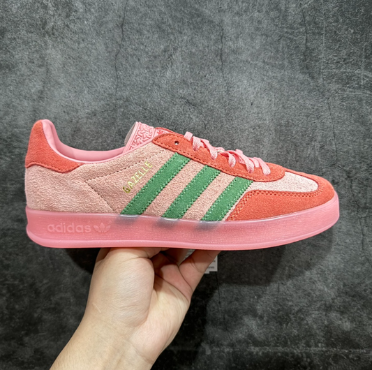 Adidas Gazelle Indoor Semi Pink Spark Preloved Scarlet