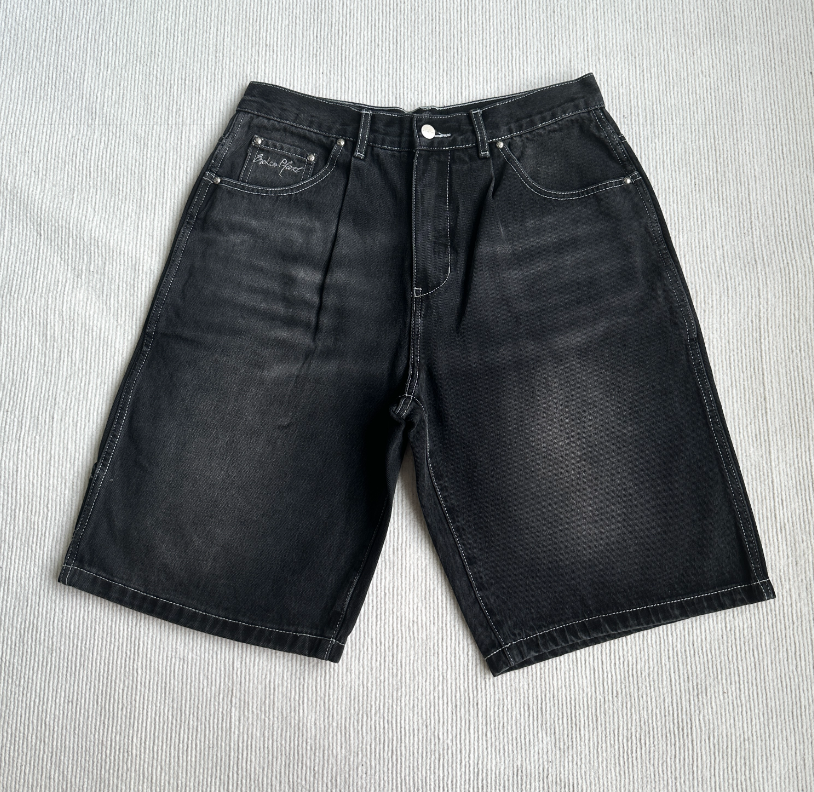Shorts Denim Washed Black