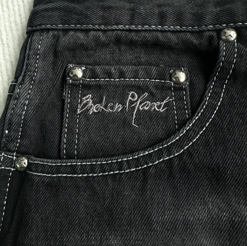 Shorts Denim Washed Black