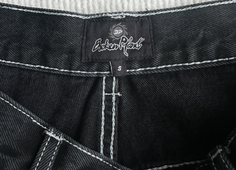 Shorts Denim Washed Black