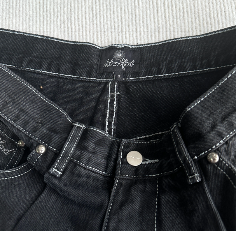 Shorts Denim Washed Black