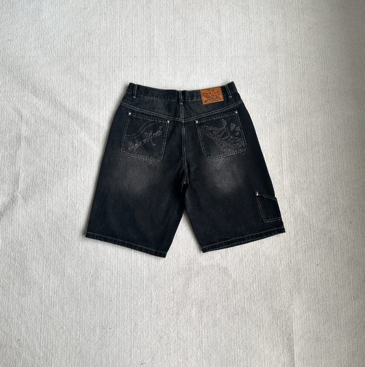 Shorts Denim Washed Black